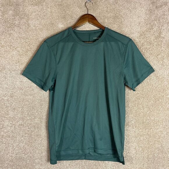 Everlane Sport T-Shirt Mens Size Small Evergreen Short Sleeve Athletic Mesh NEW - Picture 2 of 10